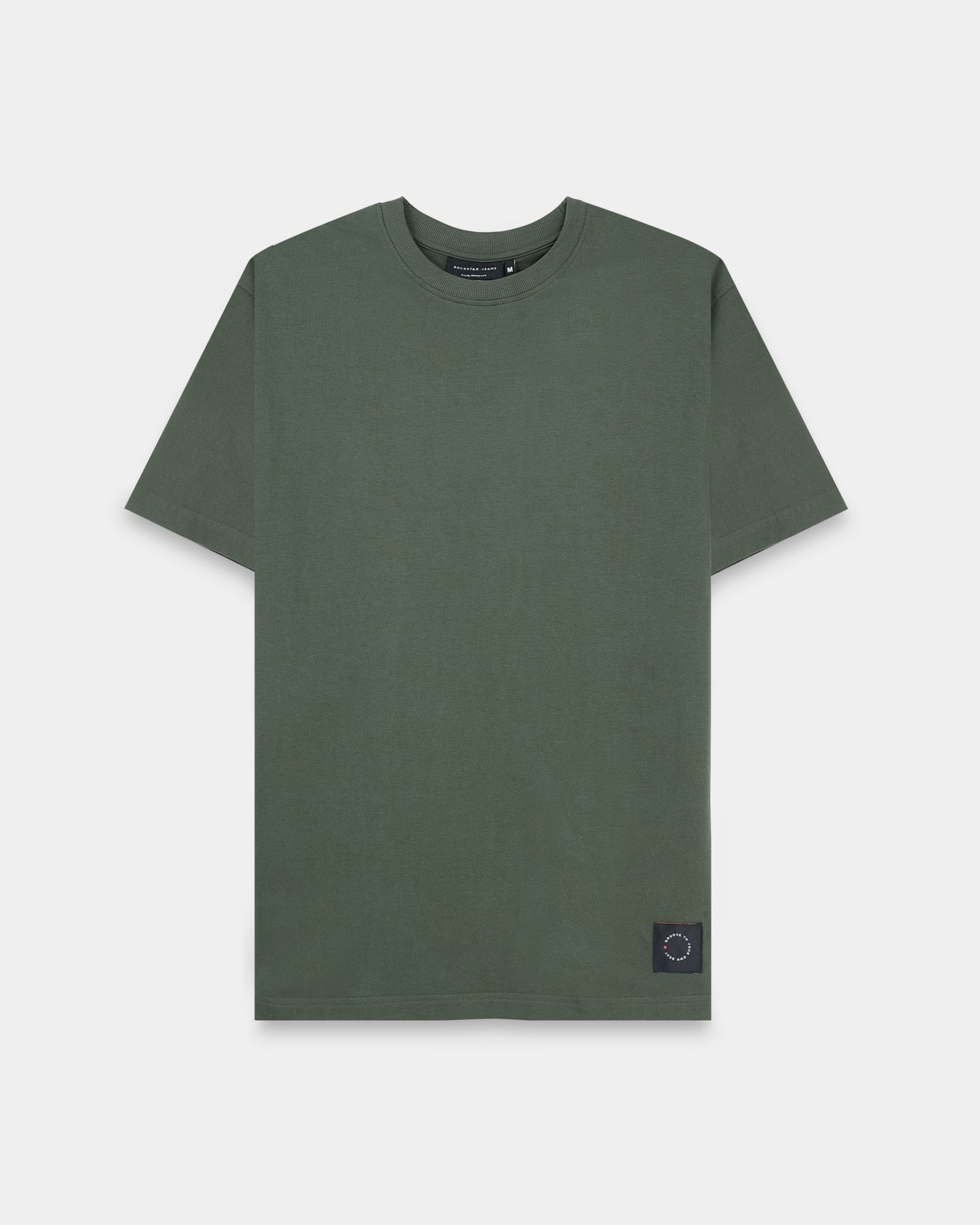 THE GROOVE Forest Green Basic Tee - Oversized Fit