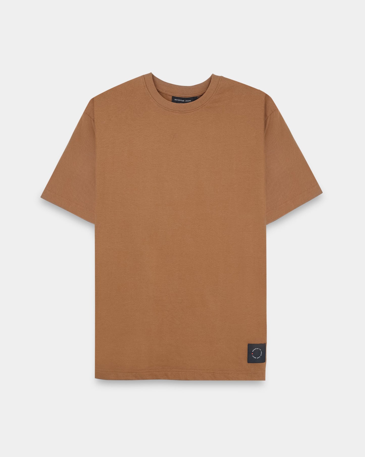 THE GROOVE Brown Basic Tee - Oversized Fit