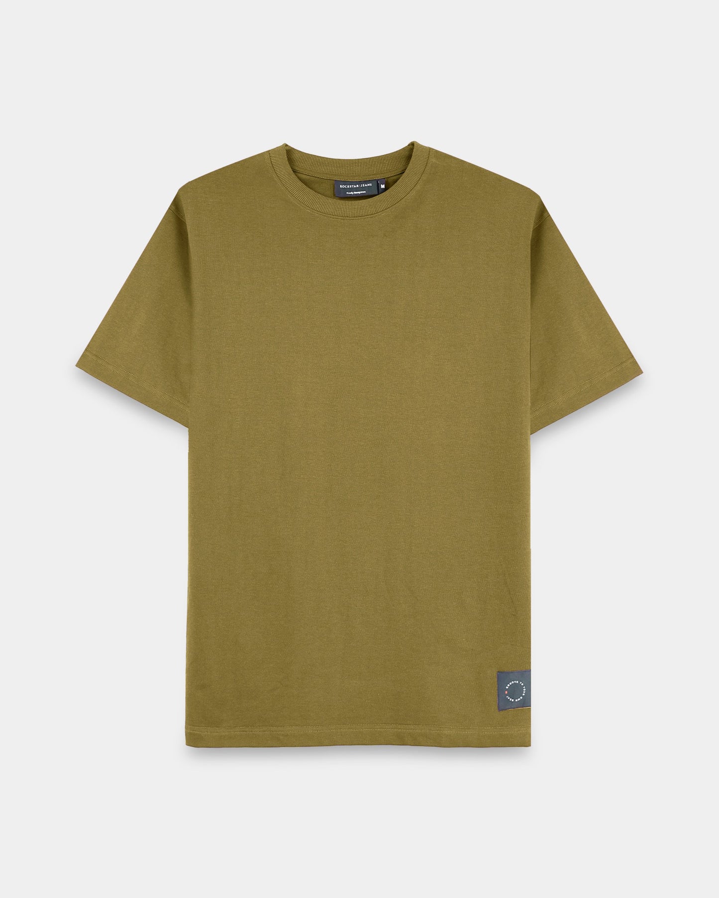 THE GROOVE Green Basic Tee - Oversized Fit