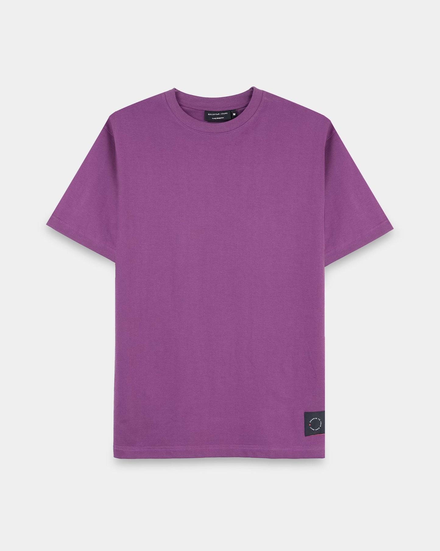 THE GROOVE Purple Basic Tee - Oversized Fit