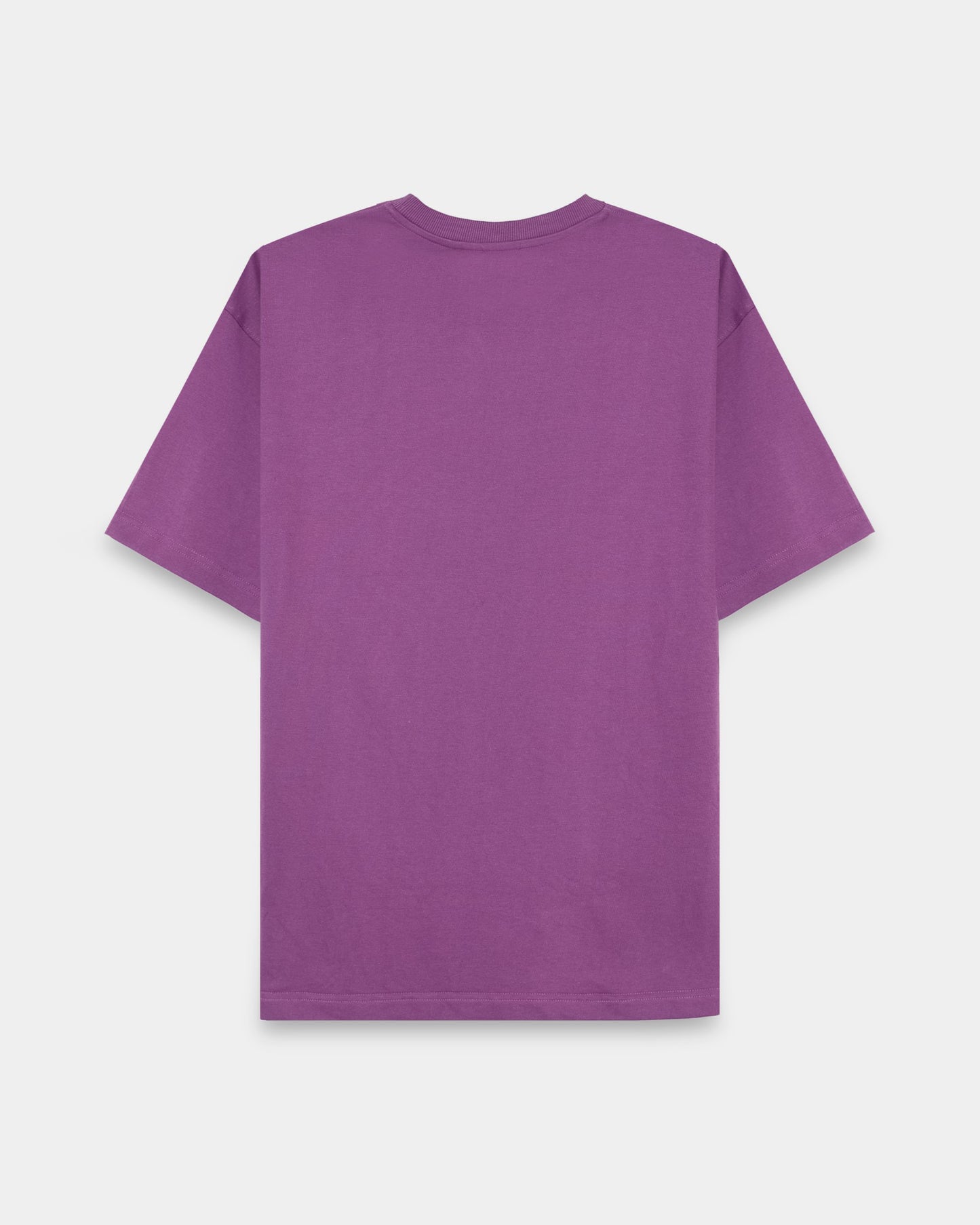 THE GROOVE Purple Basic Tee - Oversized Fit