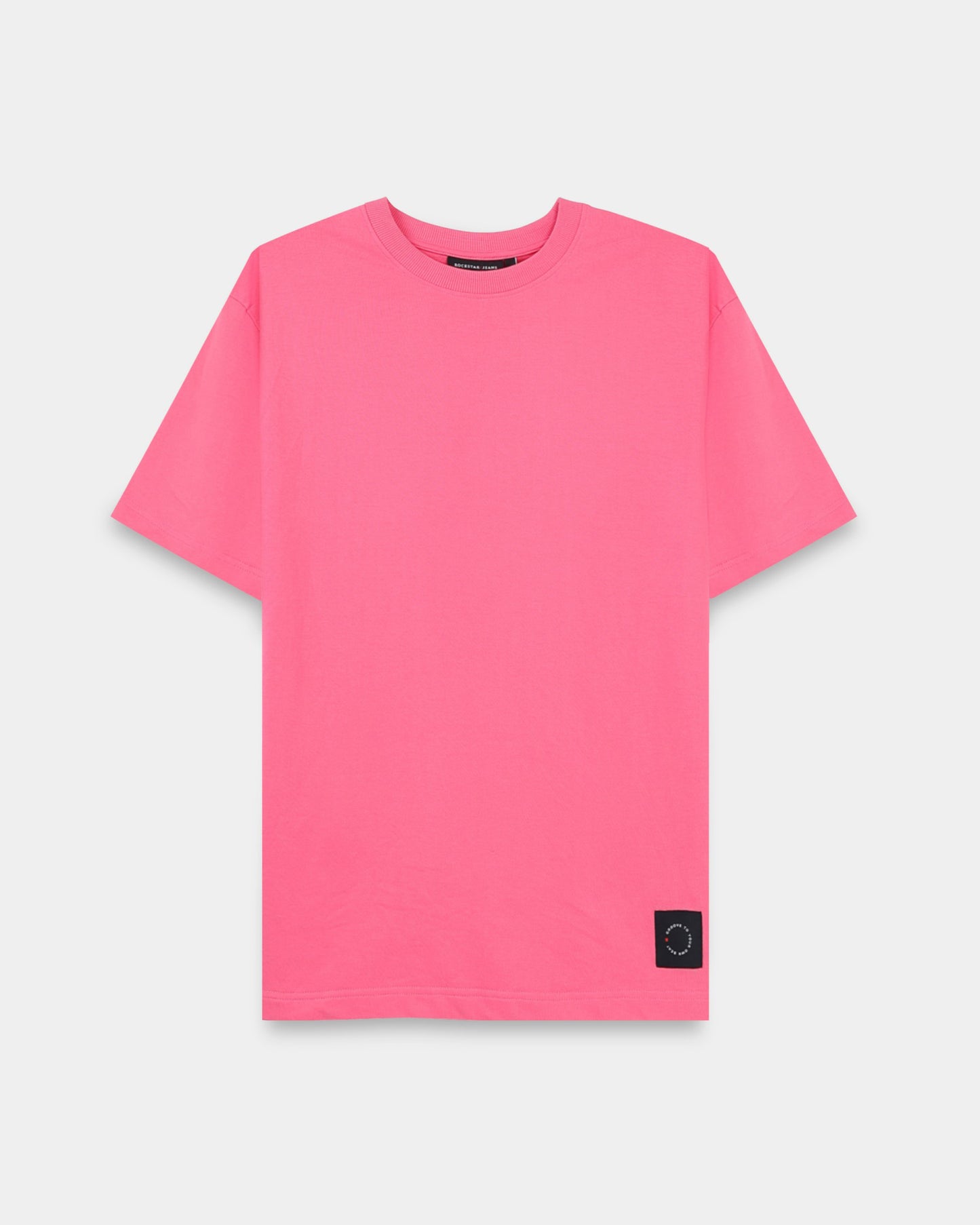 THE GROOVE Pink Basic Tee - Oversized Fit