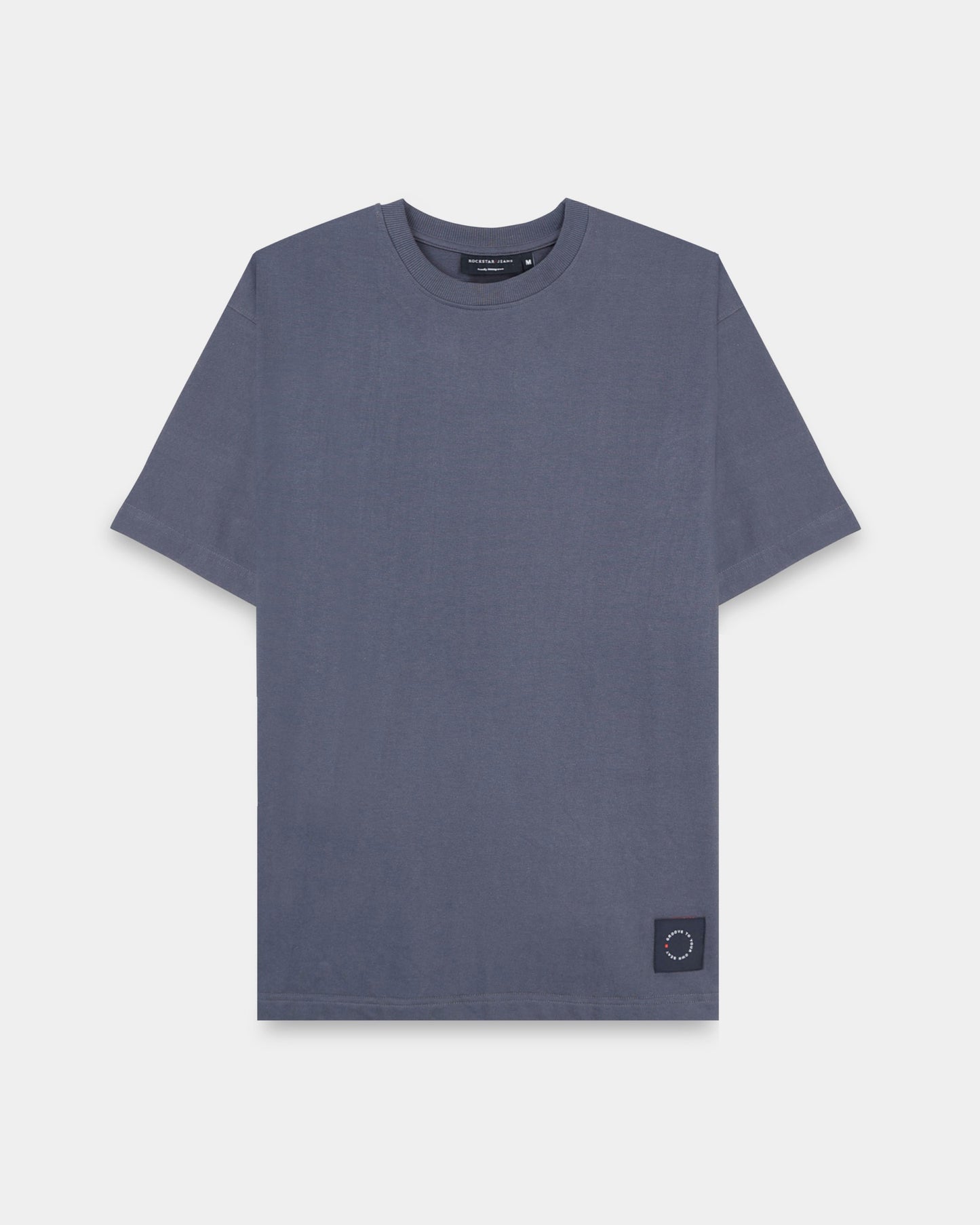 THE GROOVE Grey Basic Tee - Oversized Fit