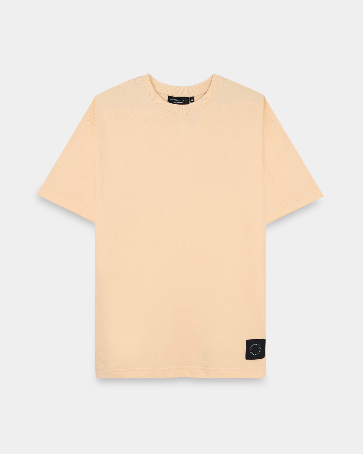 THE GROOVE Peach Basic Tee - Oversized Fit