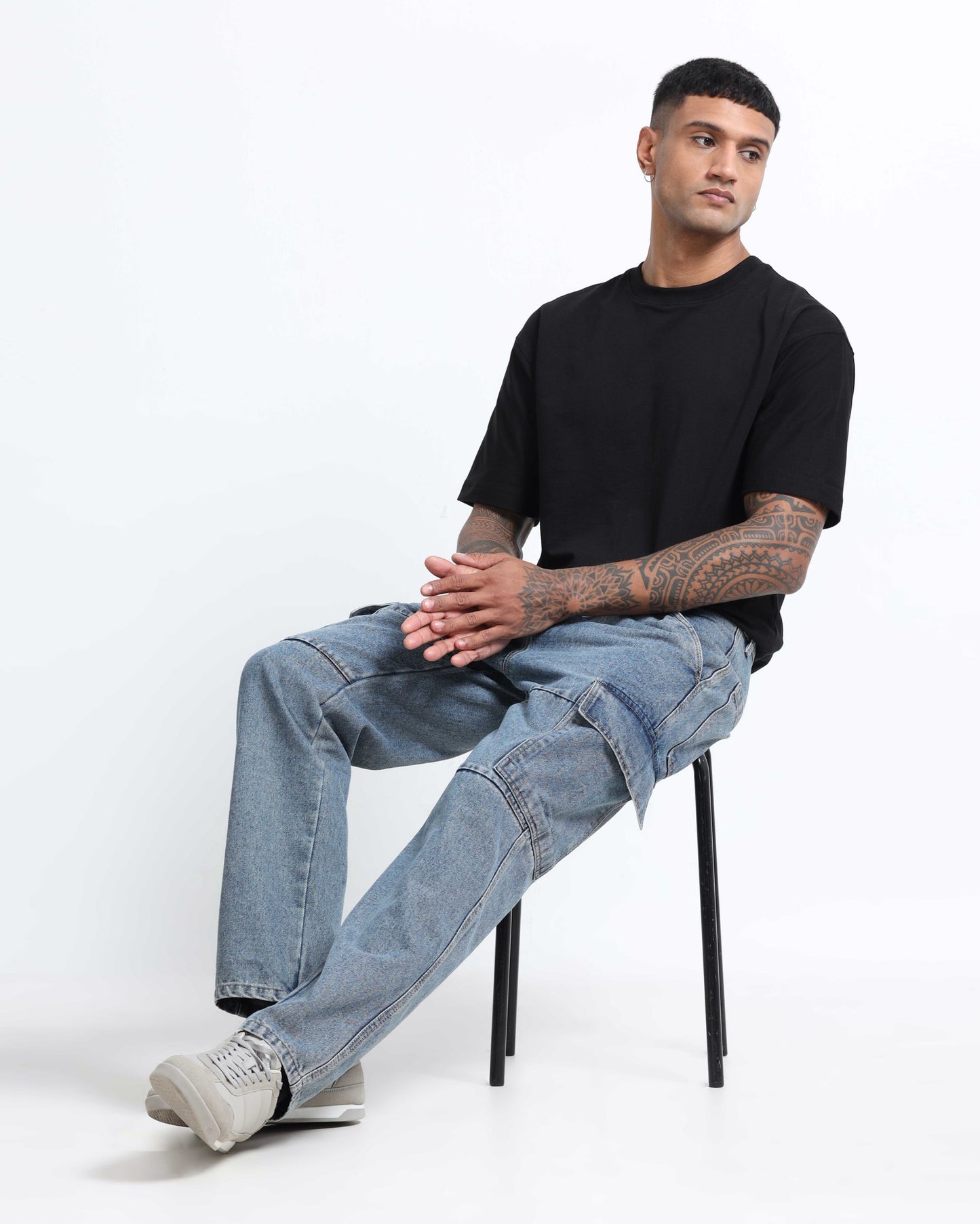 NOMAD LIGHT BLUE DENIM - Relaxed fit
