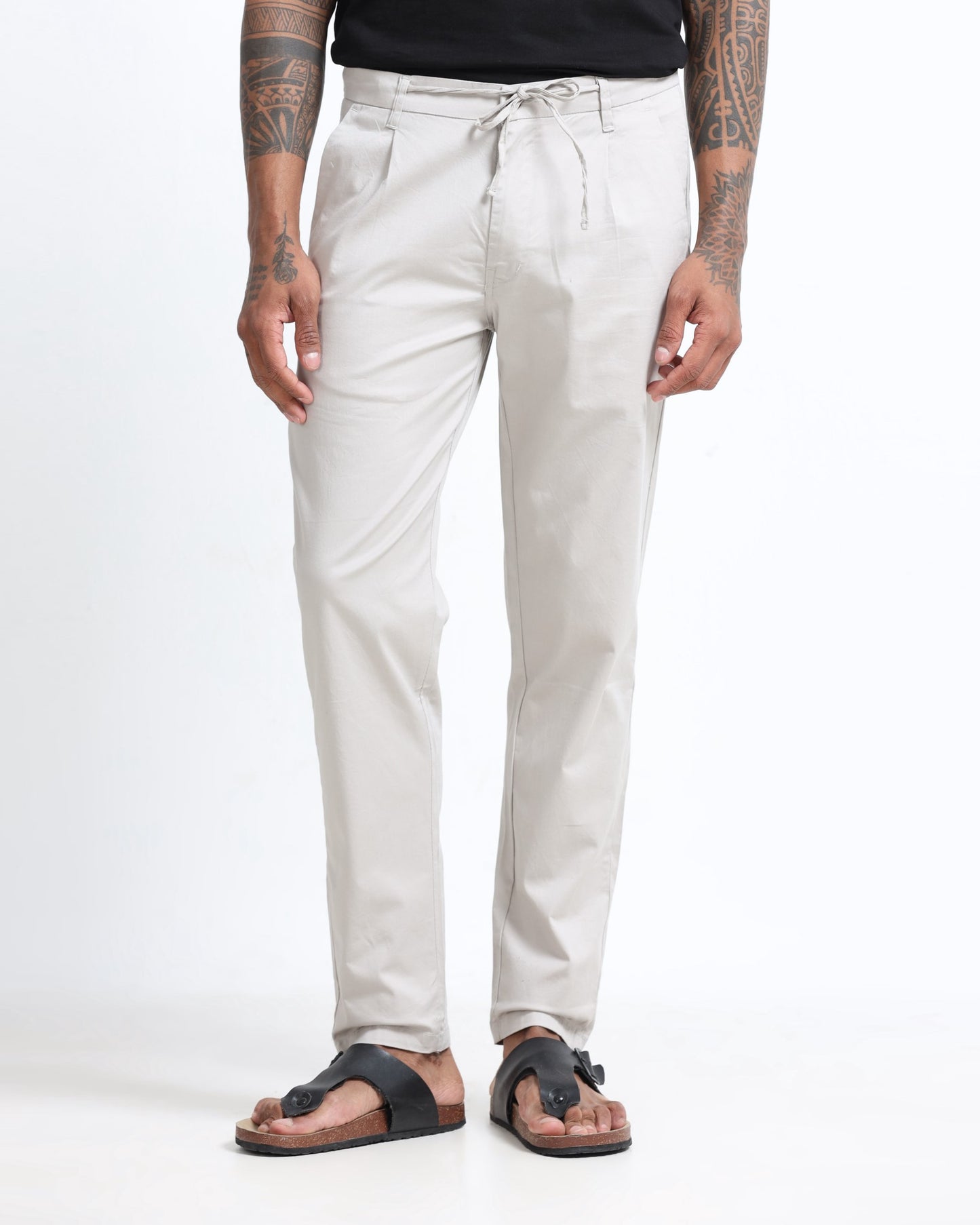 Airy Twill Trousers - Off White