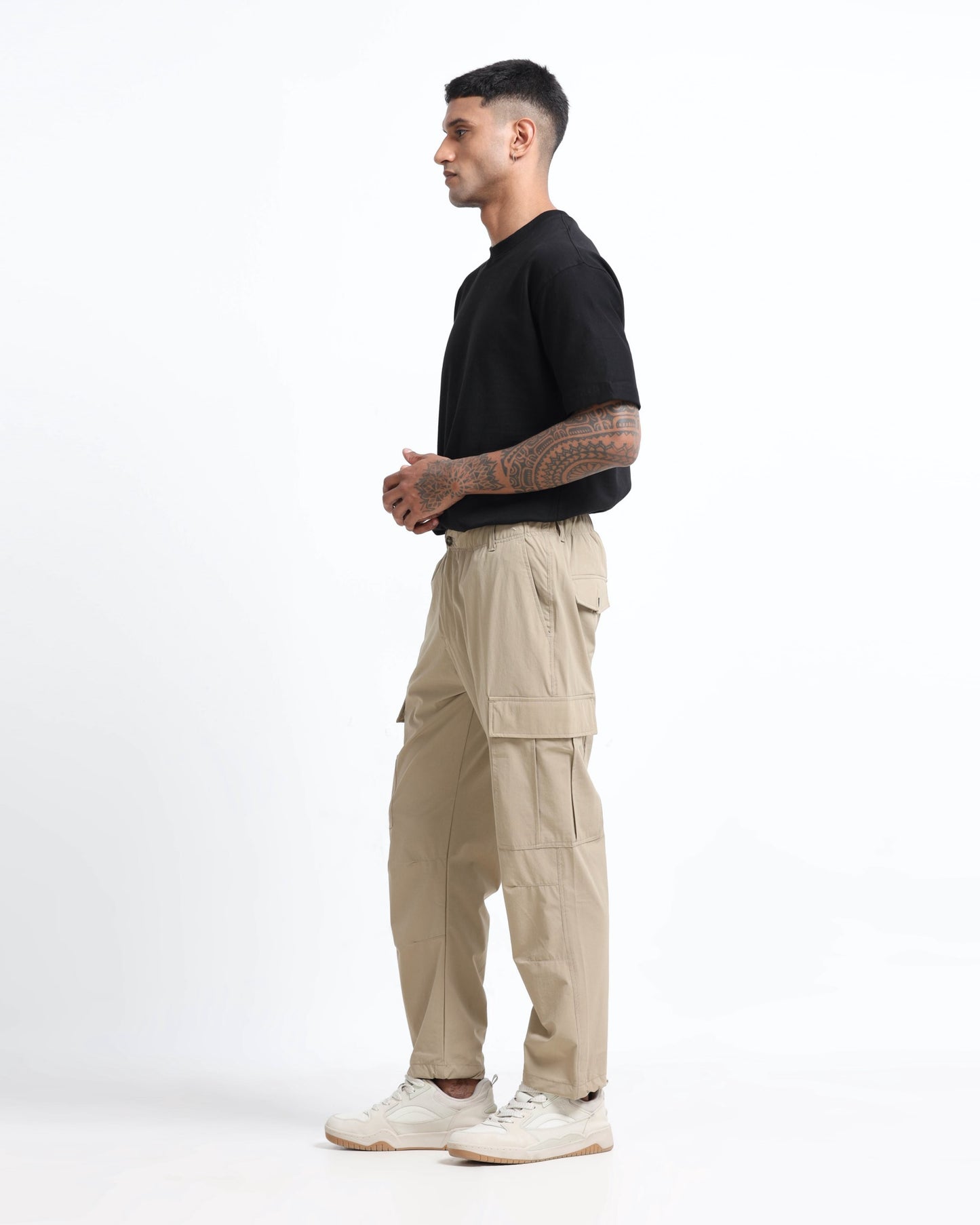 Travel Cargo Pants - Beige