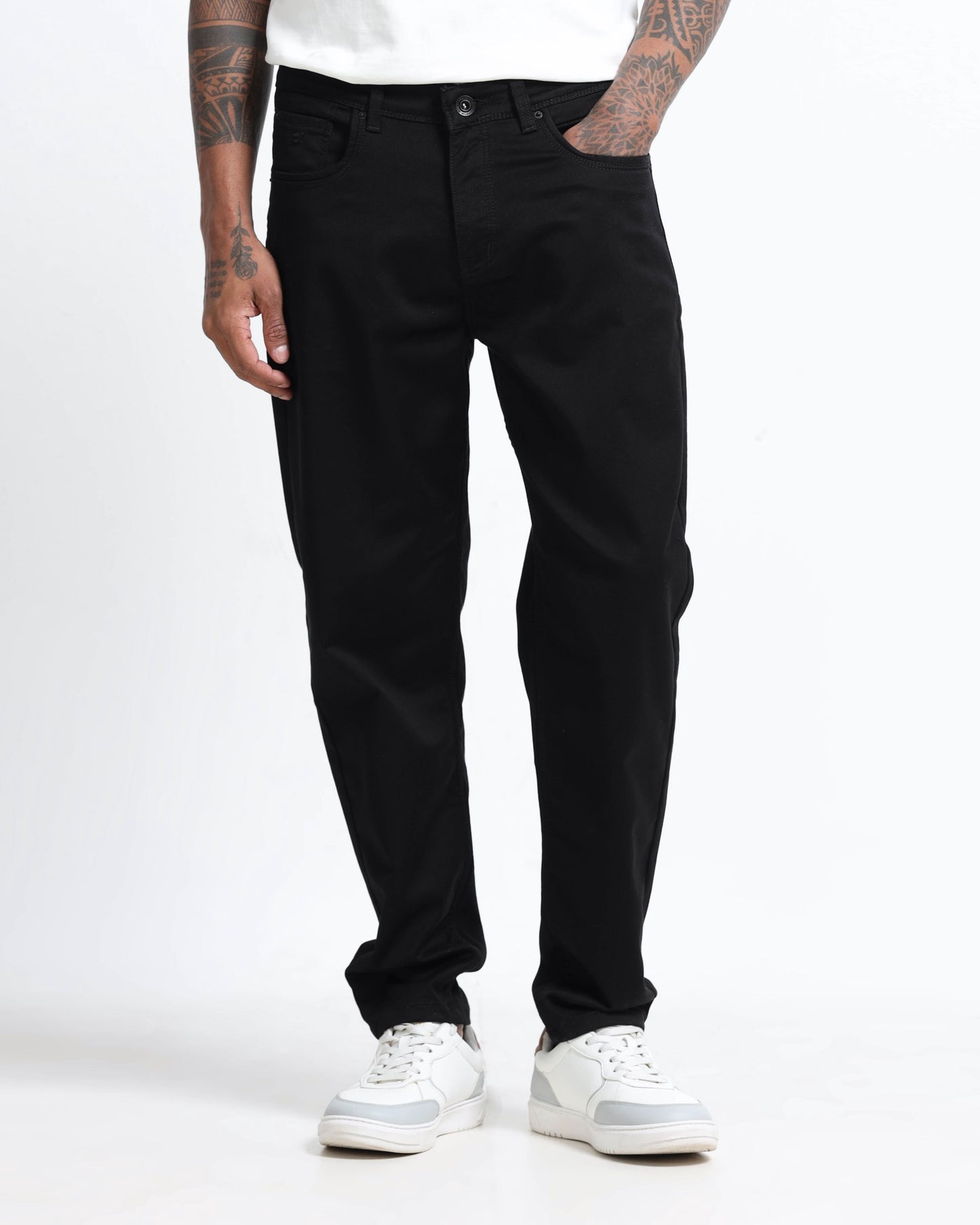 Midnight Relaxed Denims - Black