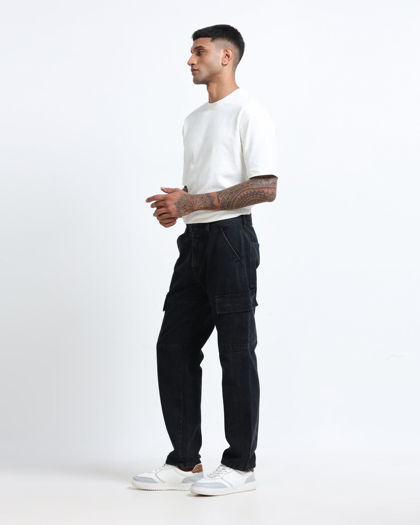 NOMAD BLACK DENIM - Relaxed fit