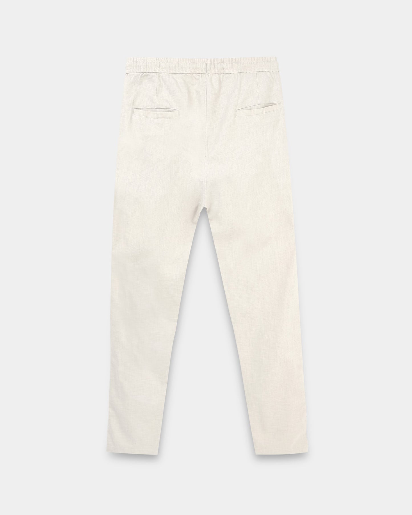 Breezy Linen Trousers - Beige