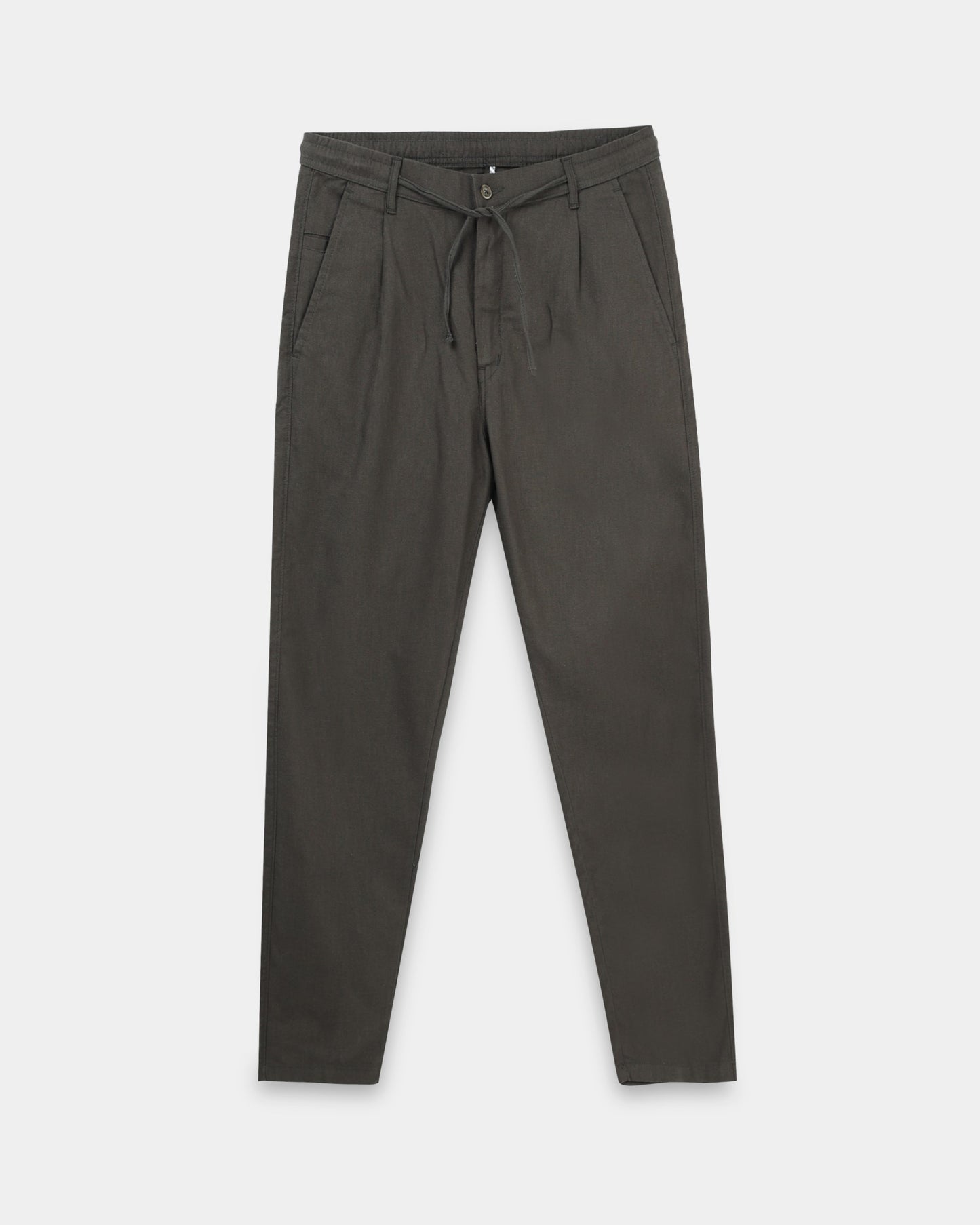 Breezy Linen Trousers - Olive