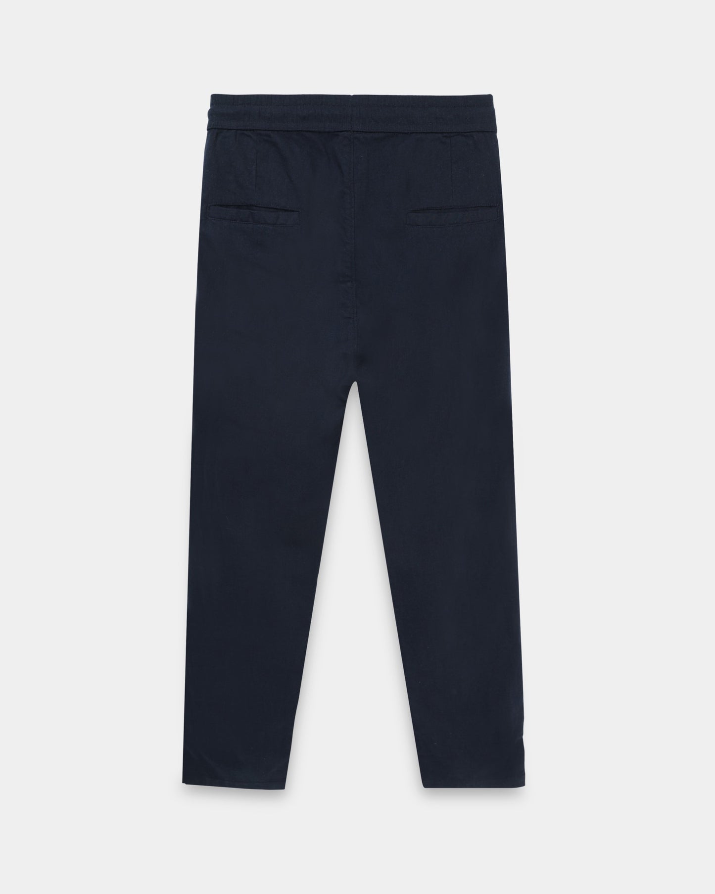 Breezy Linen Trousers - Navy blue