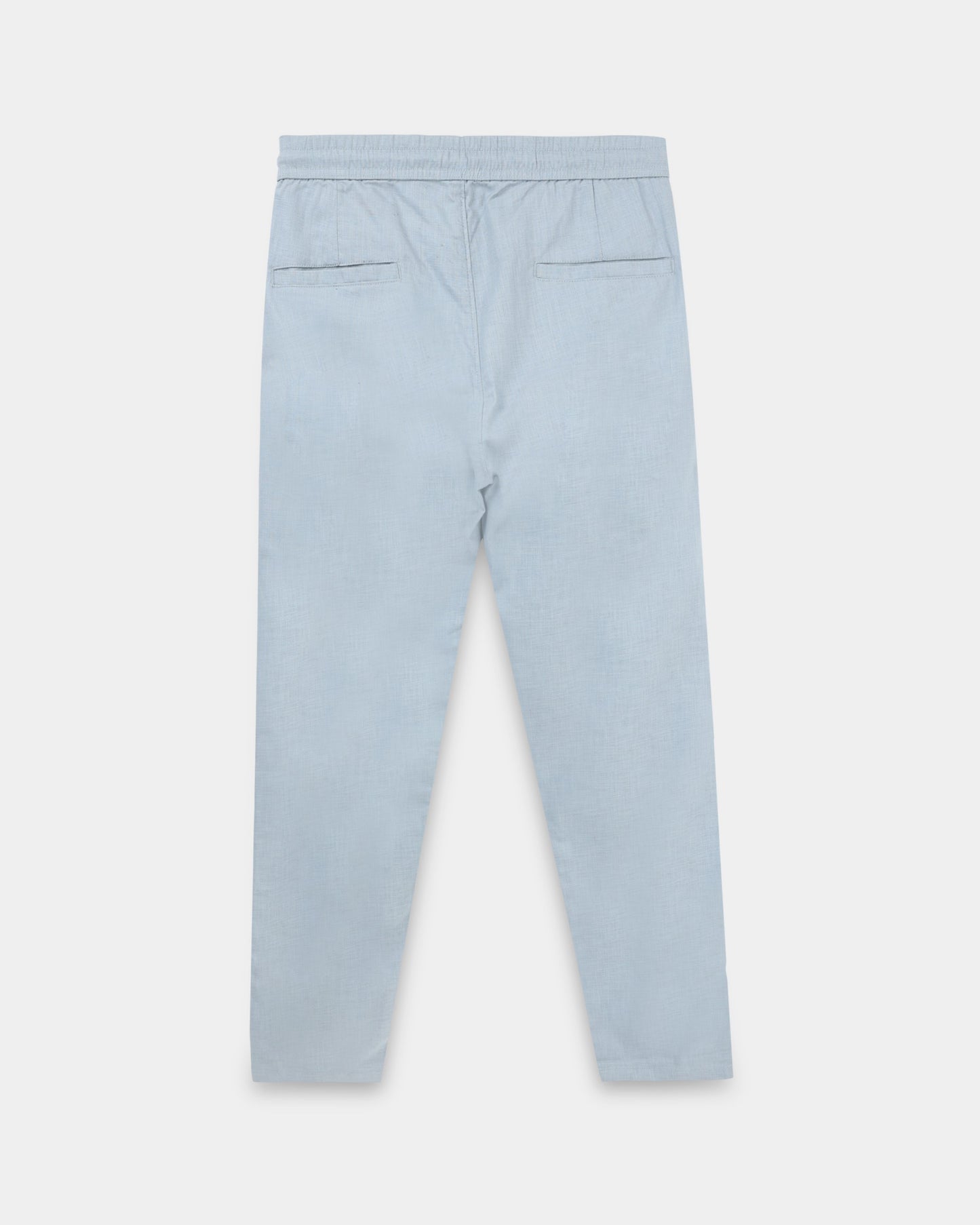 Breezy Linen Trousers - Light Blue