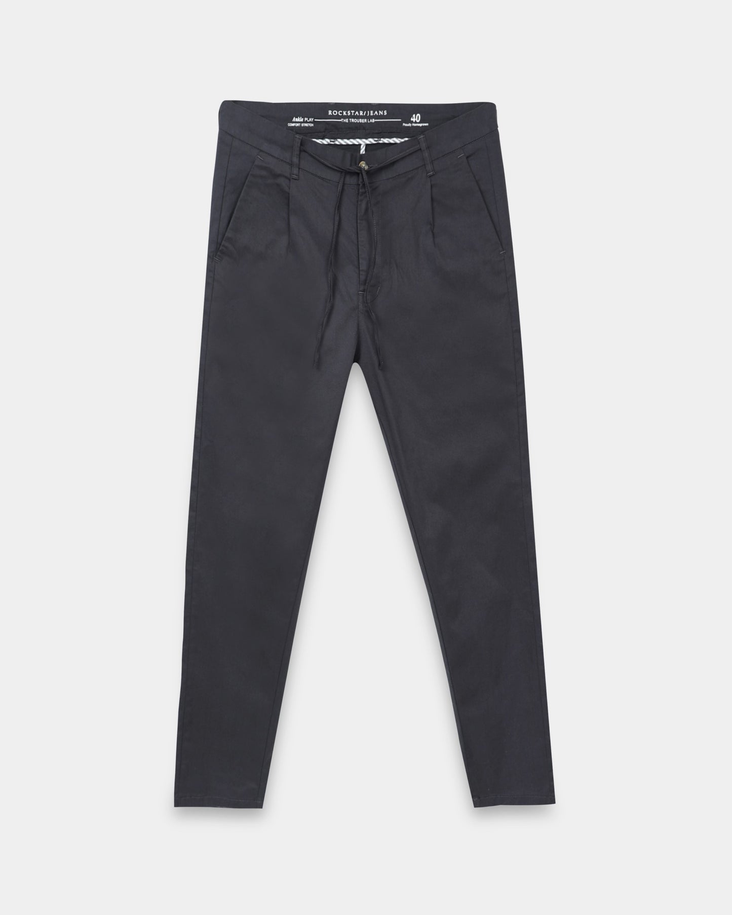 Airy Twill Trousers - Grey