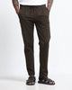 Airy Twill Trousers - Brown