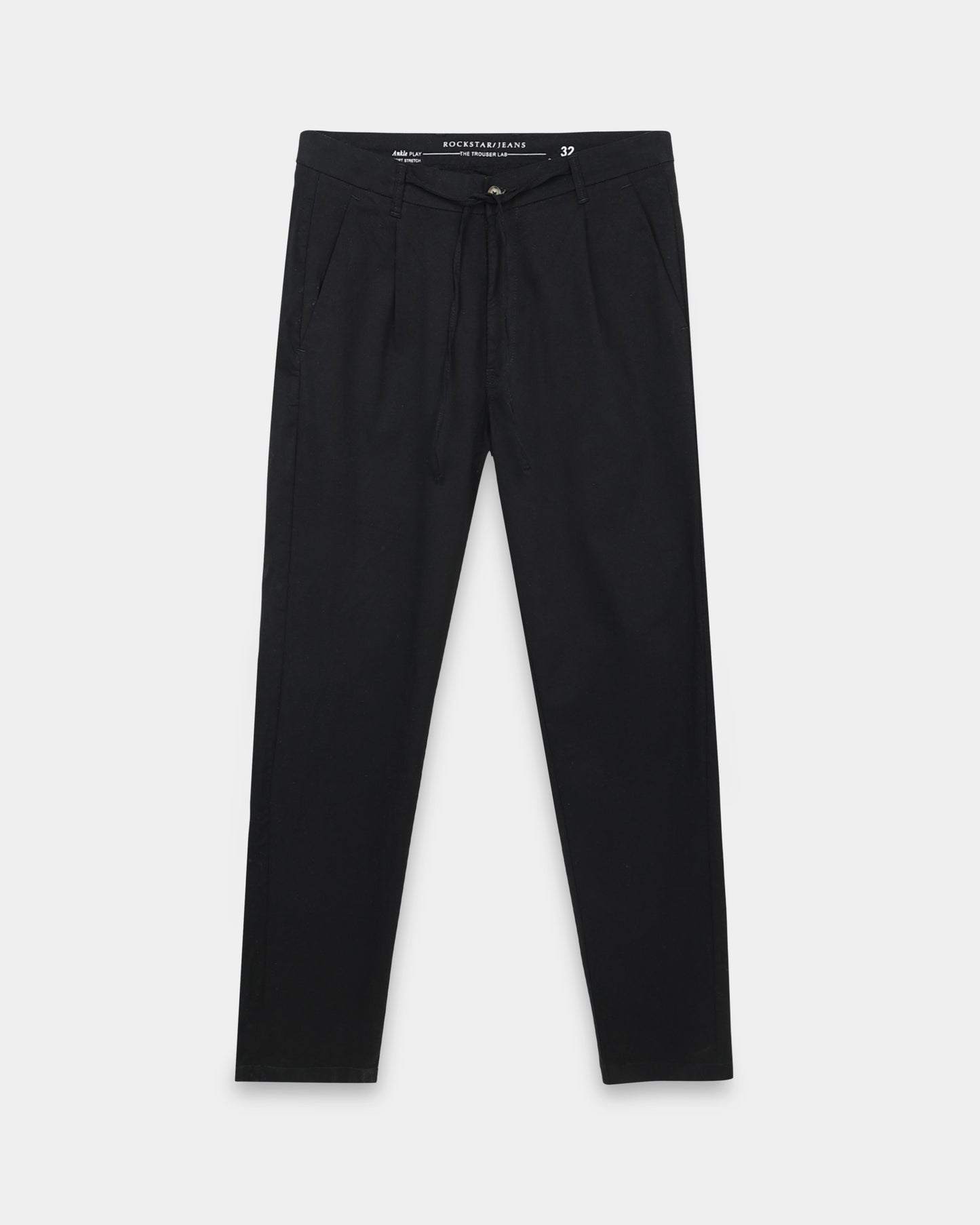 Airy Twill Trousers - Black
