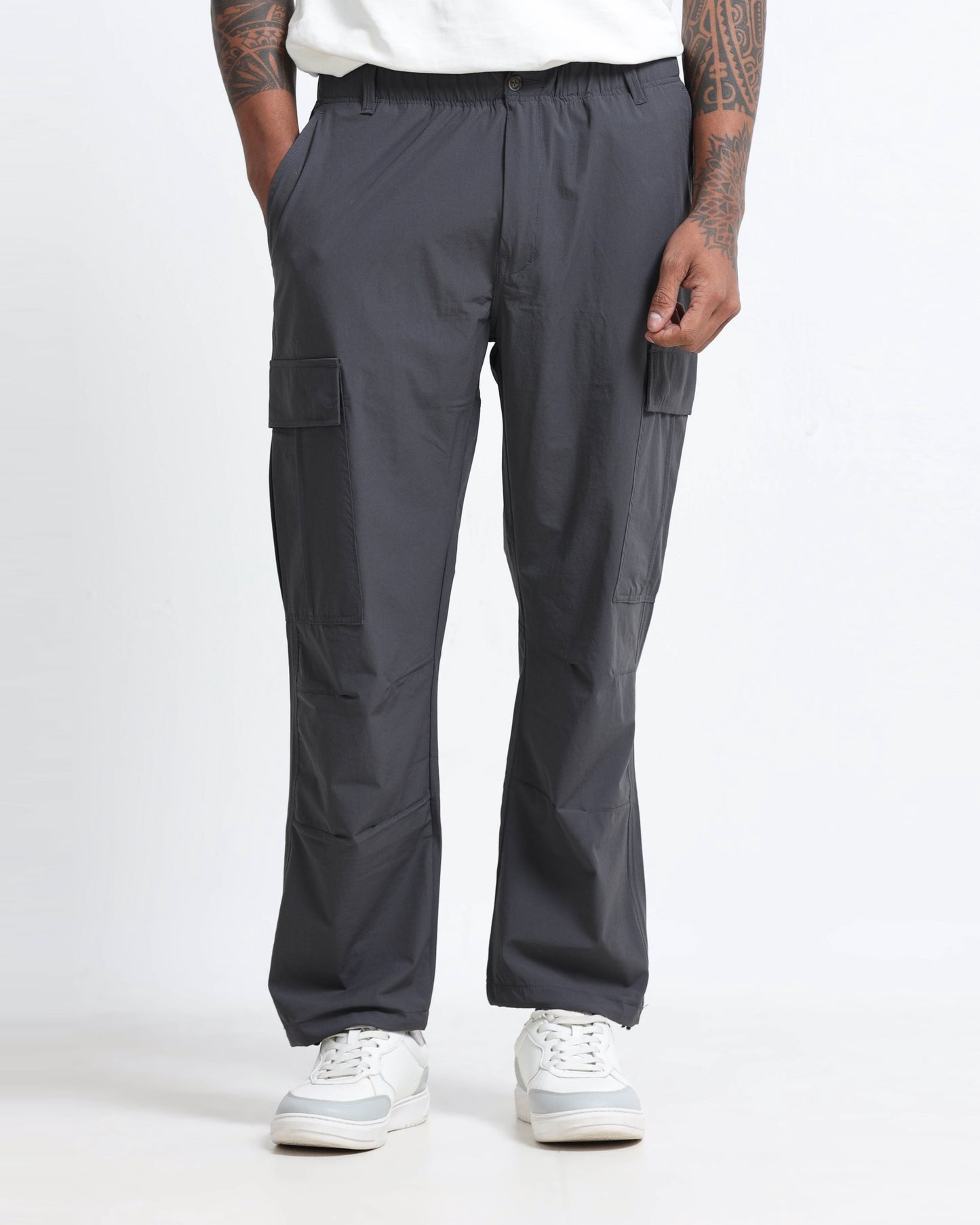 Travel Cargo Pants - Grey