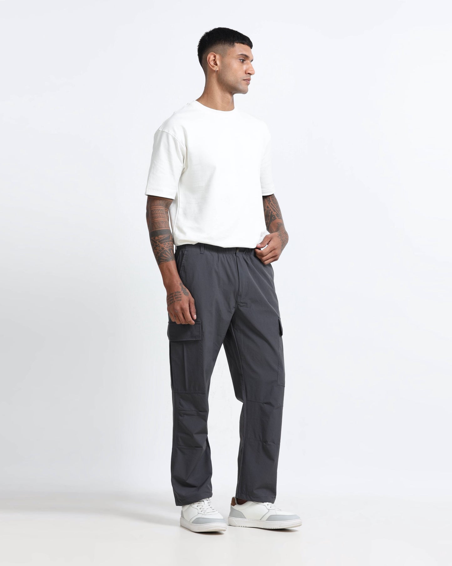 Travel Cargo Pants - Grey