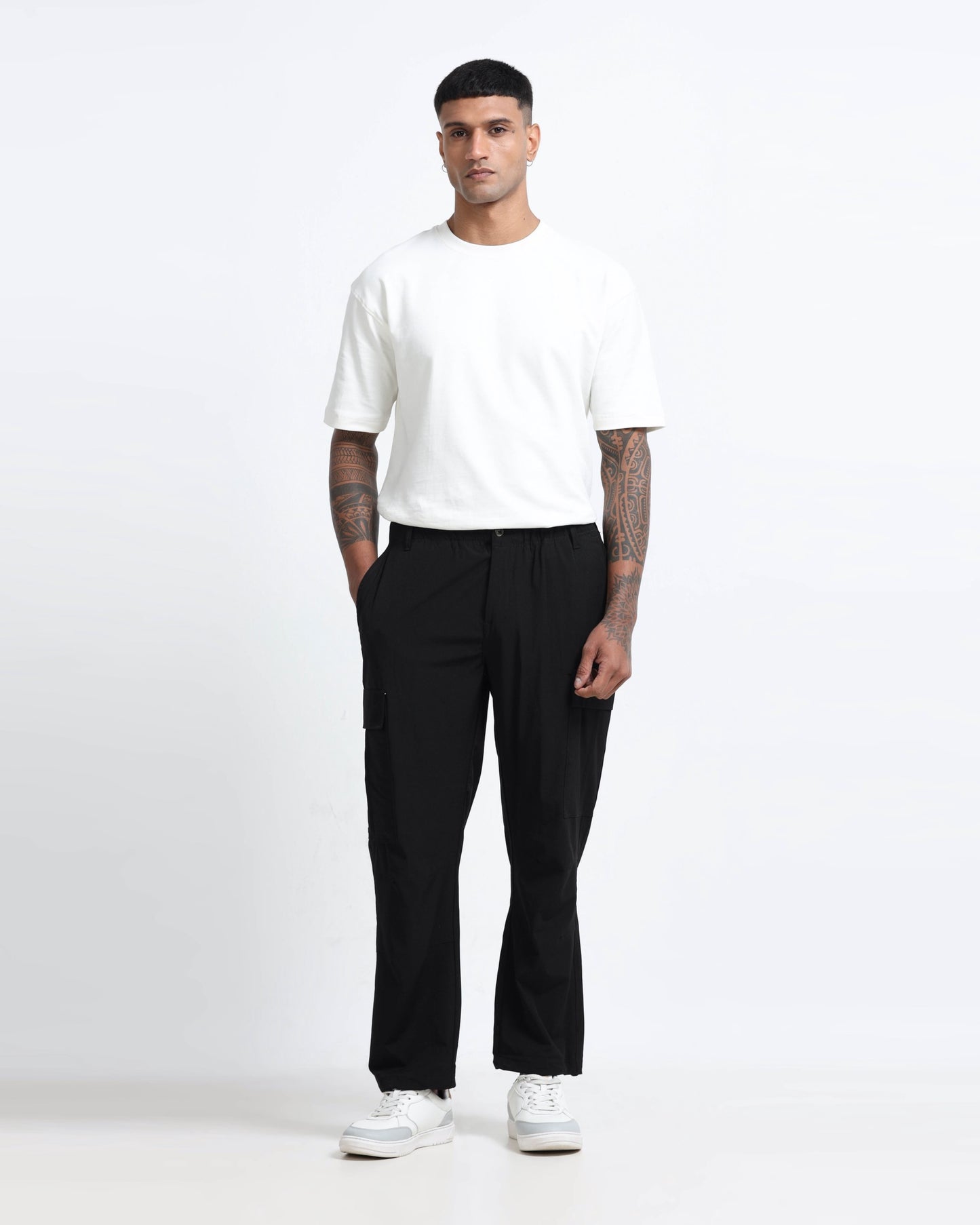 Travel Cargo Pants - Black