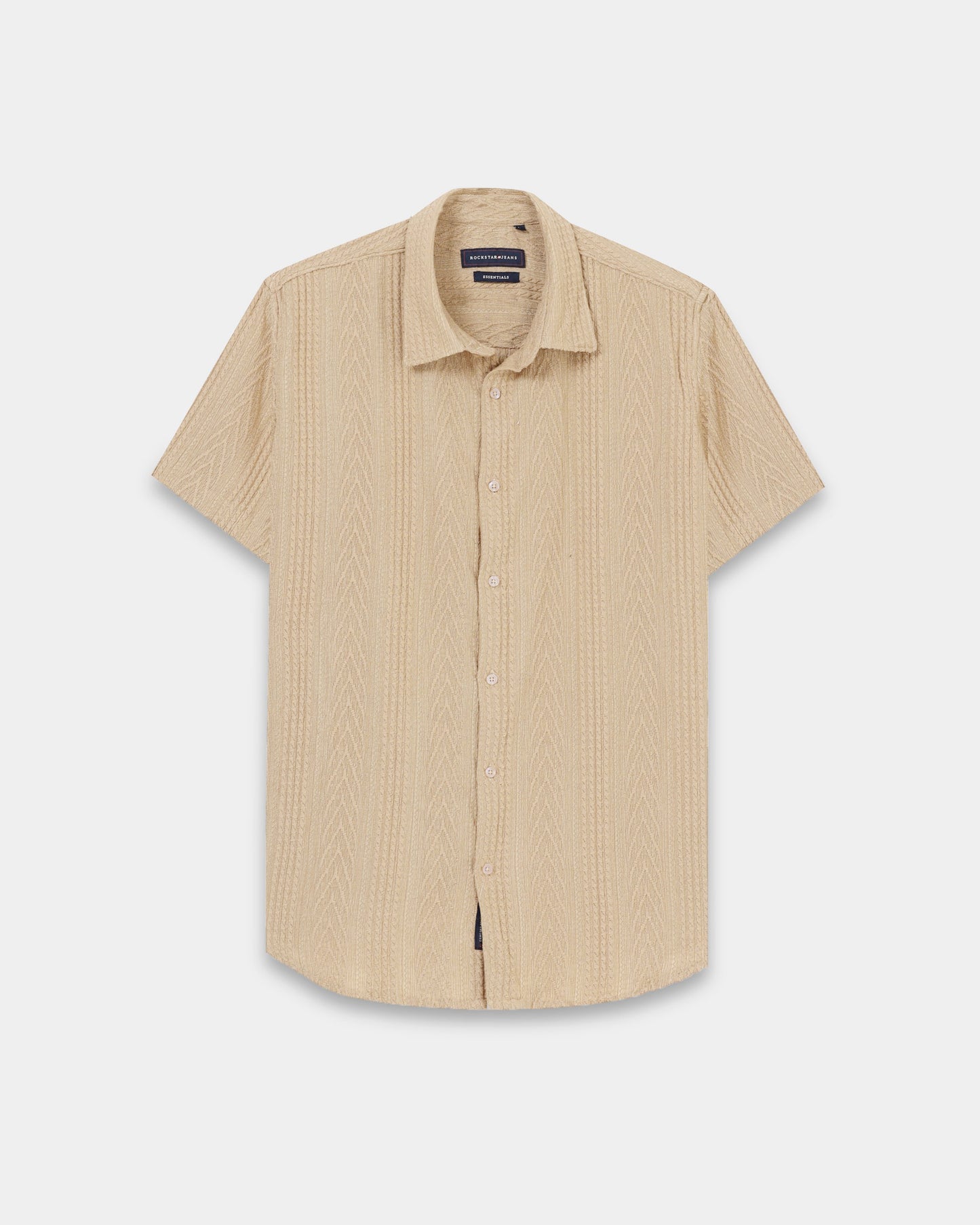 WAVE Beige Knit Shirt