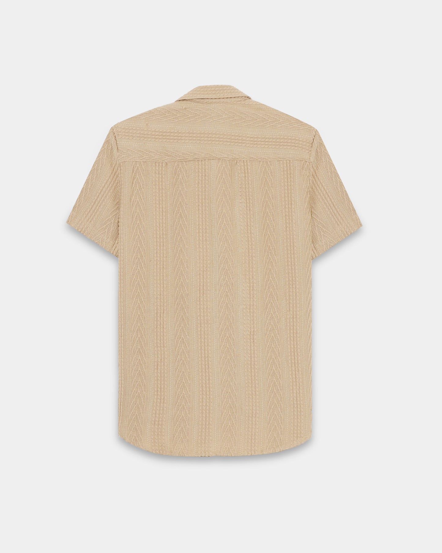 WAVE Beige Knit Shirt