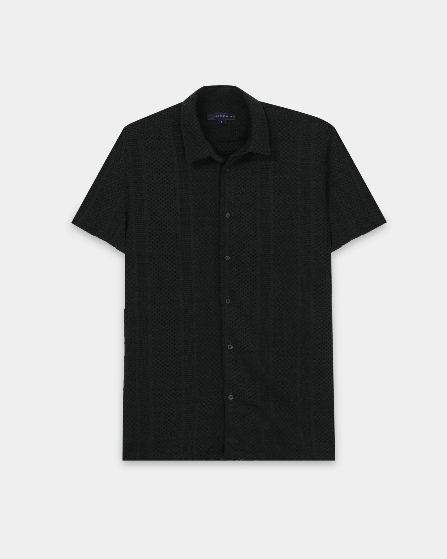 AETHER Dark Green Mesh Knit shirt