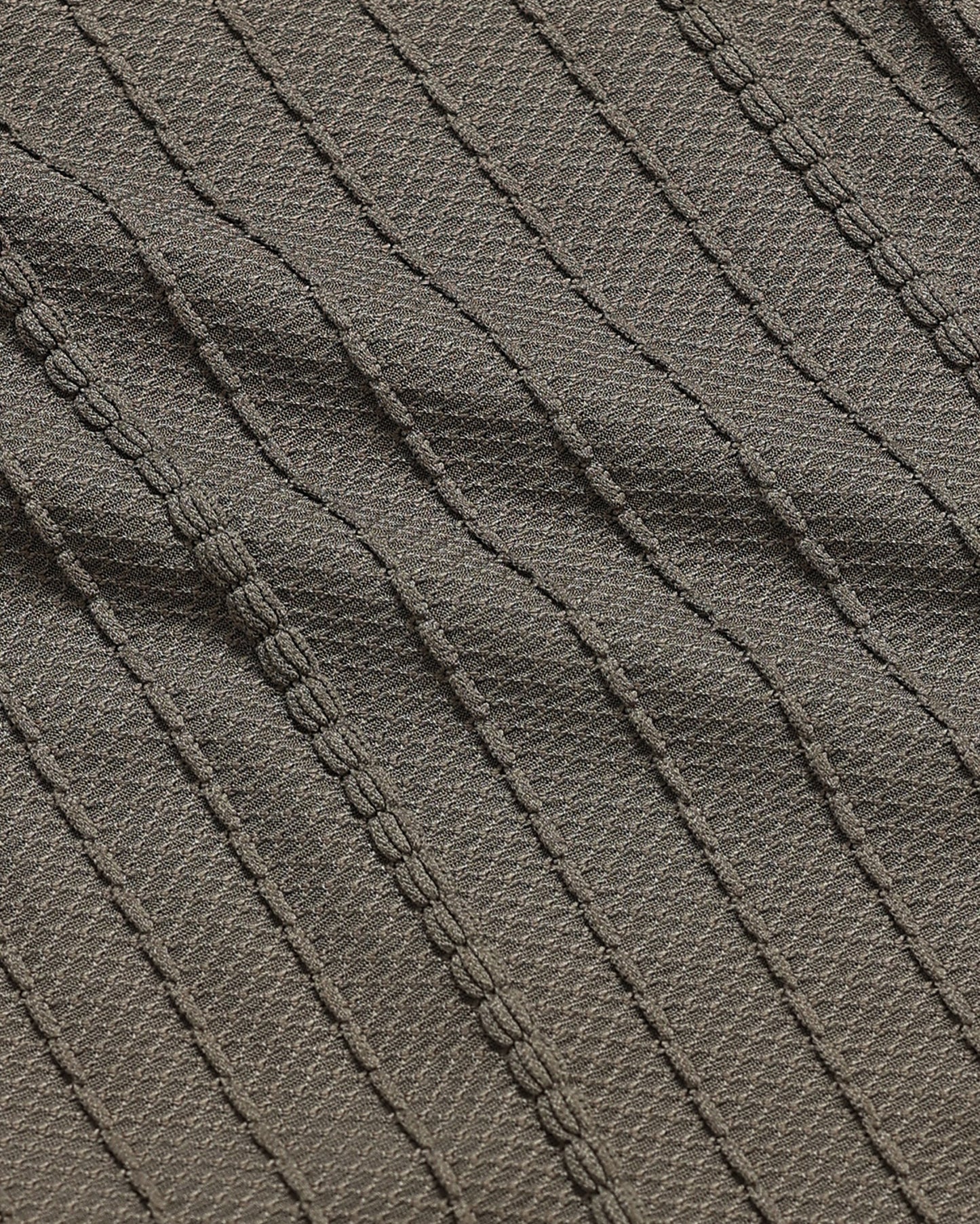 VERTIX Dark Green Textured Knit Shirt