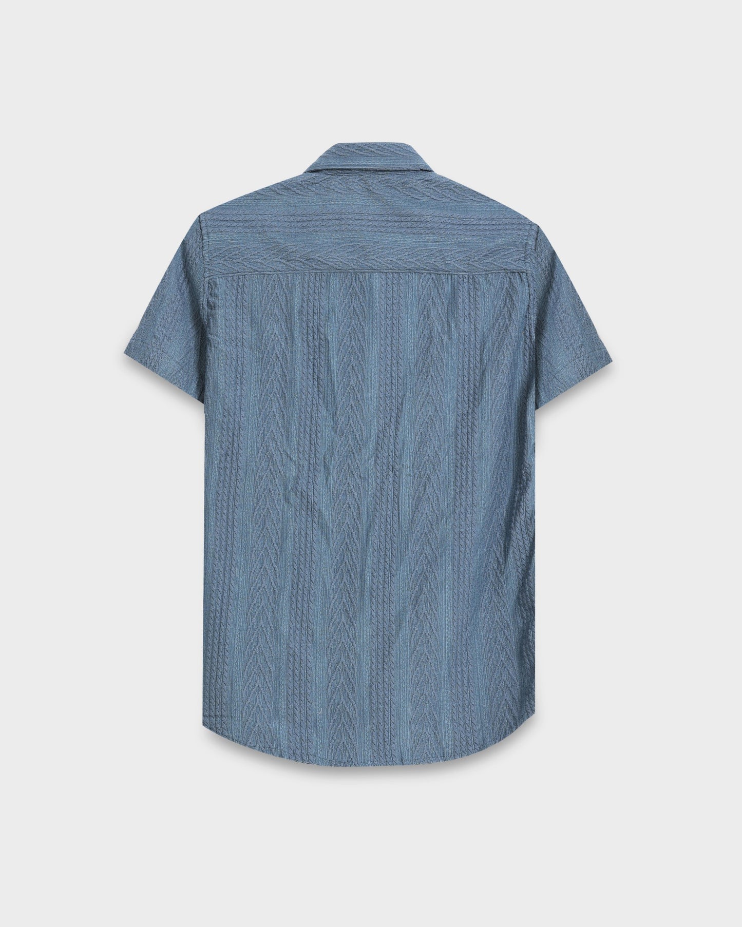 WAVE Blue Knit Shirt