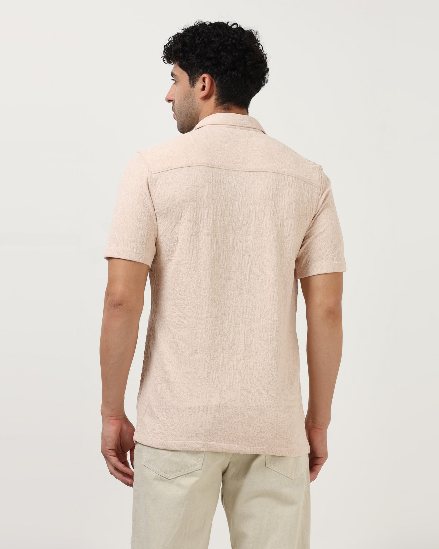 FOAM Ivory Textured Shirt