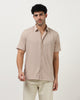 HALO Diamond Textured Knitted Shirt Light Pink