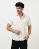 WAVE Regular Fit Knitted Shirt Off White