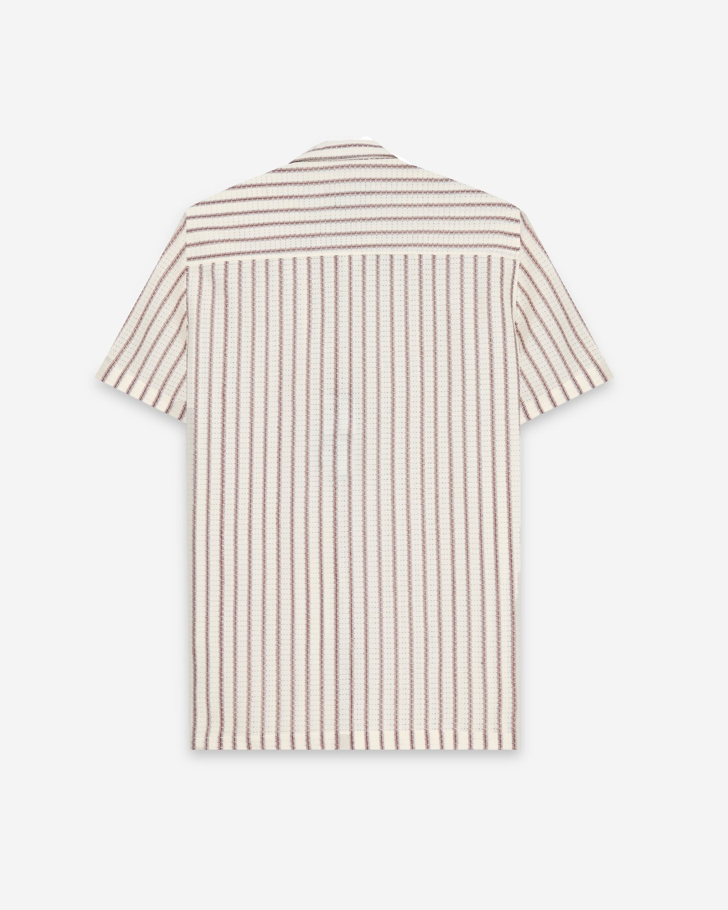 NOIR Maroon Line Shirt