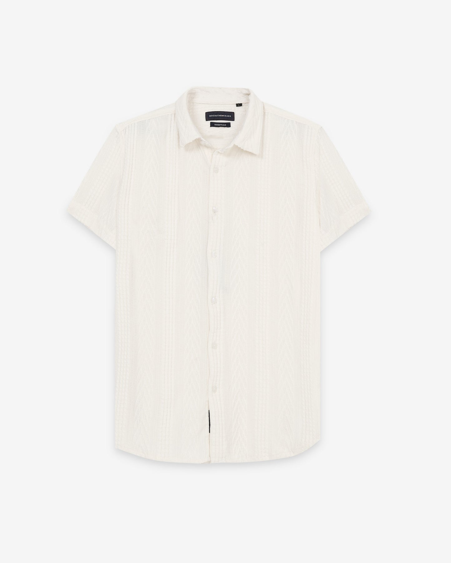 WAVE White Knit Shirt