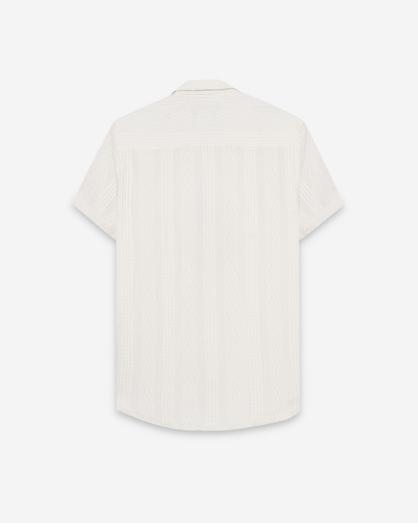 WAVE White Knit Shirt