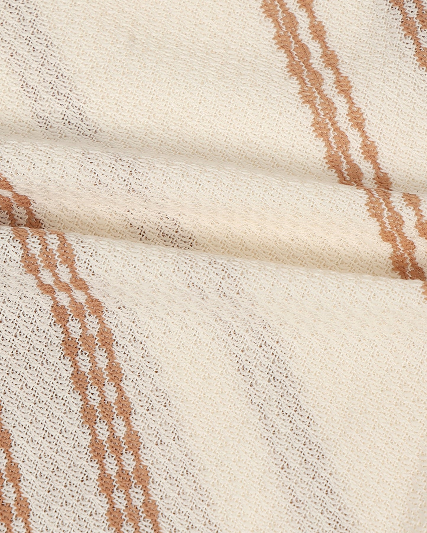 VOLT Beige Textured Knit Shirt