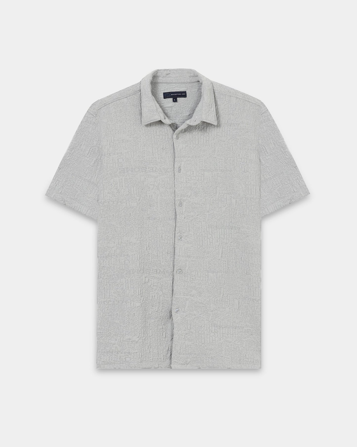 FOAM Grey Textured Shirt