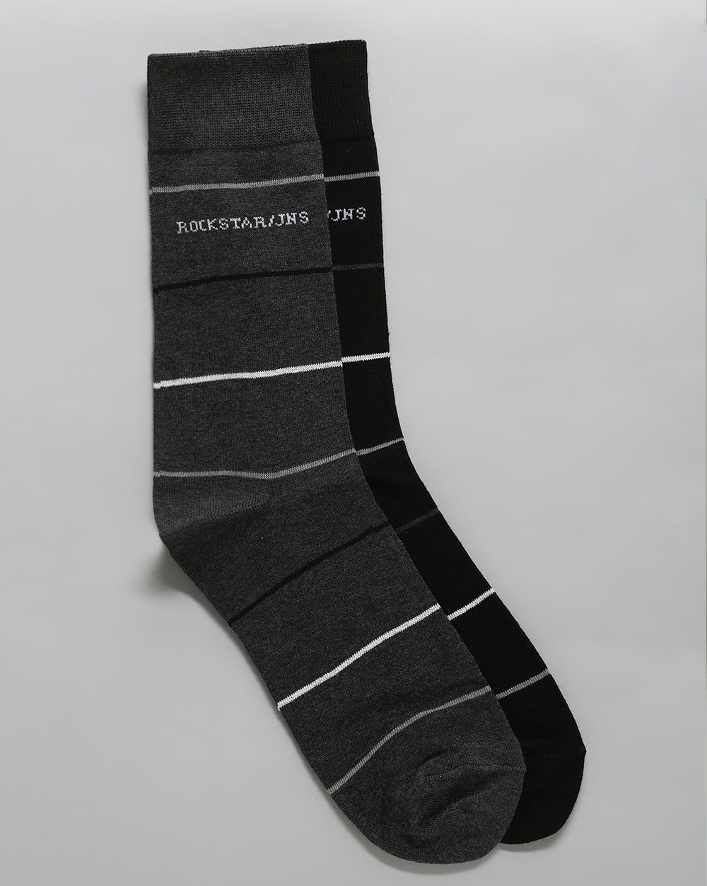 Crew Socks - Grey/Black