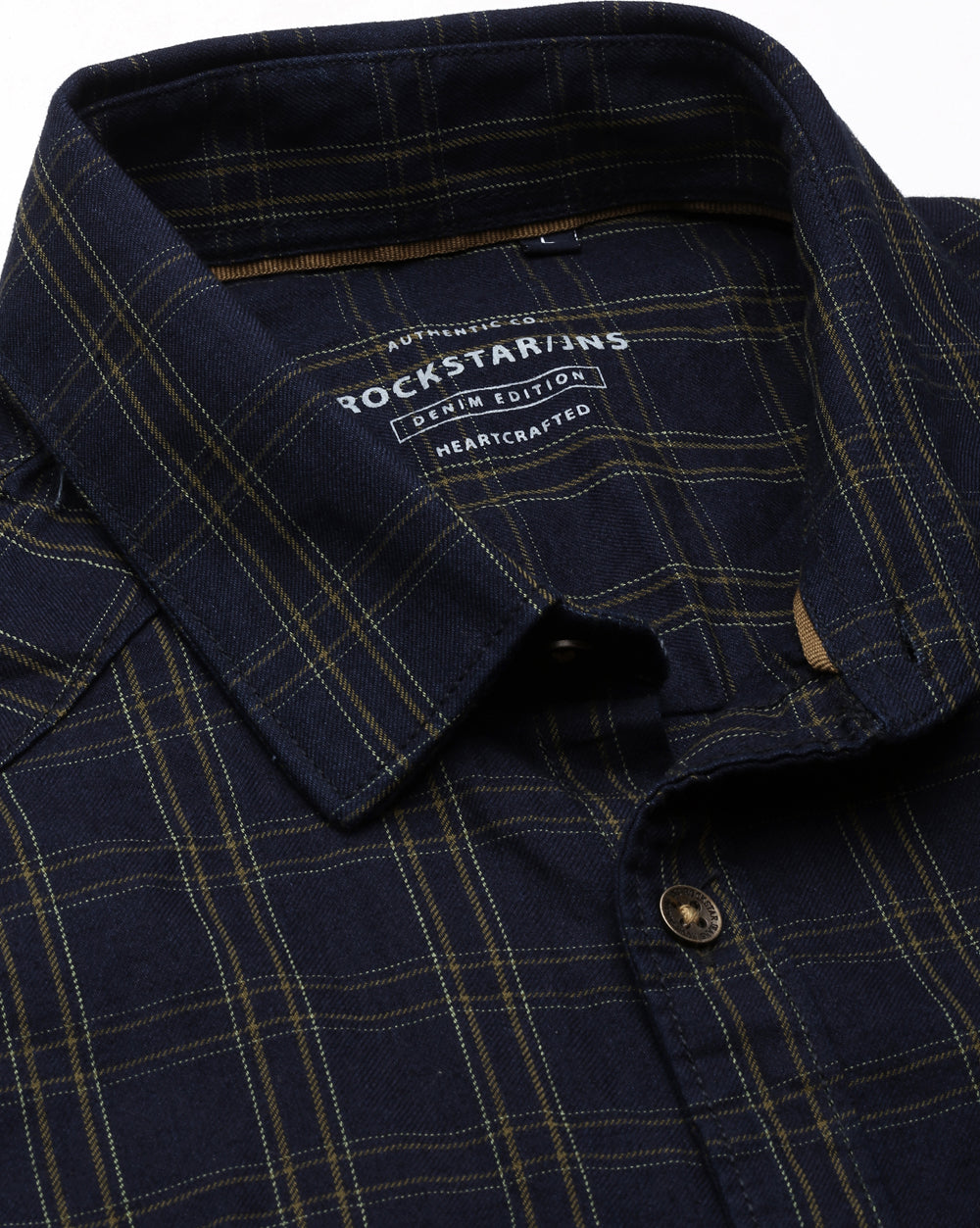Swing Indigo Green Checkered Shirt for Men 