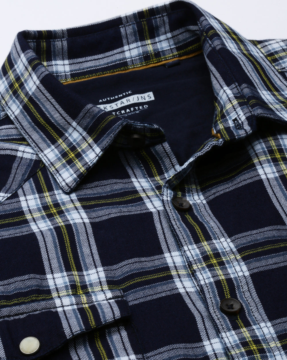 Swing True Blue Checkered Shirt for Men 