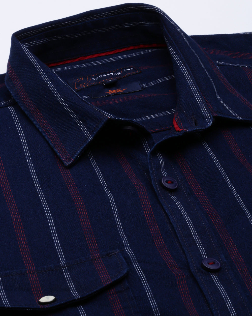 Men's Indigo Striped Shirt for Men 