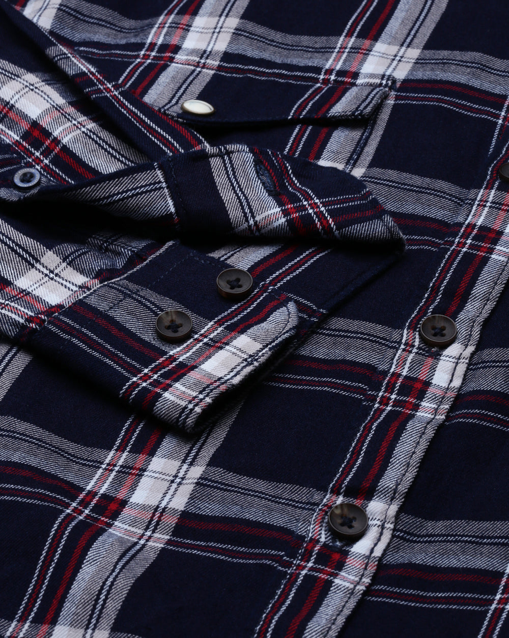 Swing Indigo Dreams Checkered Shirt for Men 