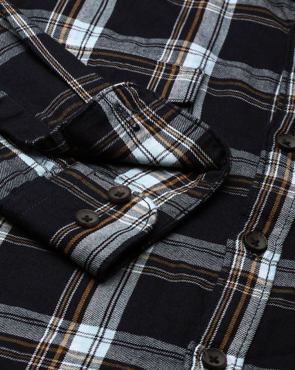 Swing Indigo Check Shirt for Men 