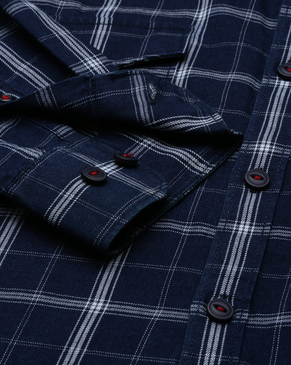 Swing Forever Blue Check Shirt for Men