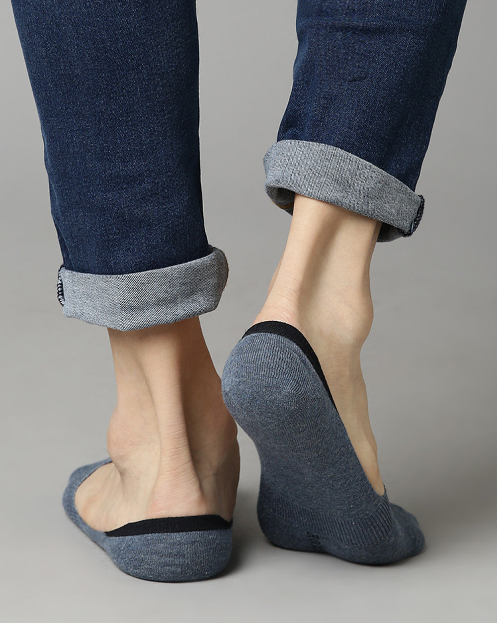 Loafer Socks - Blue/Grey