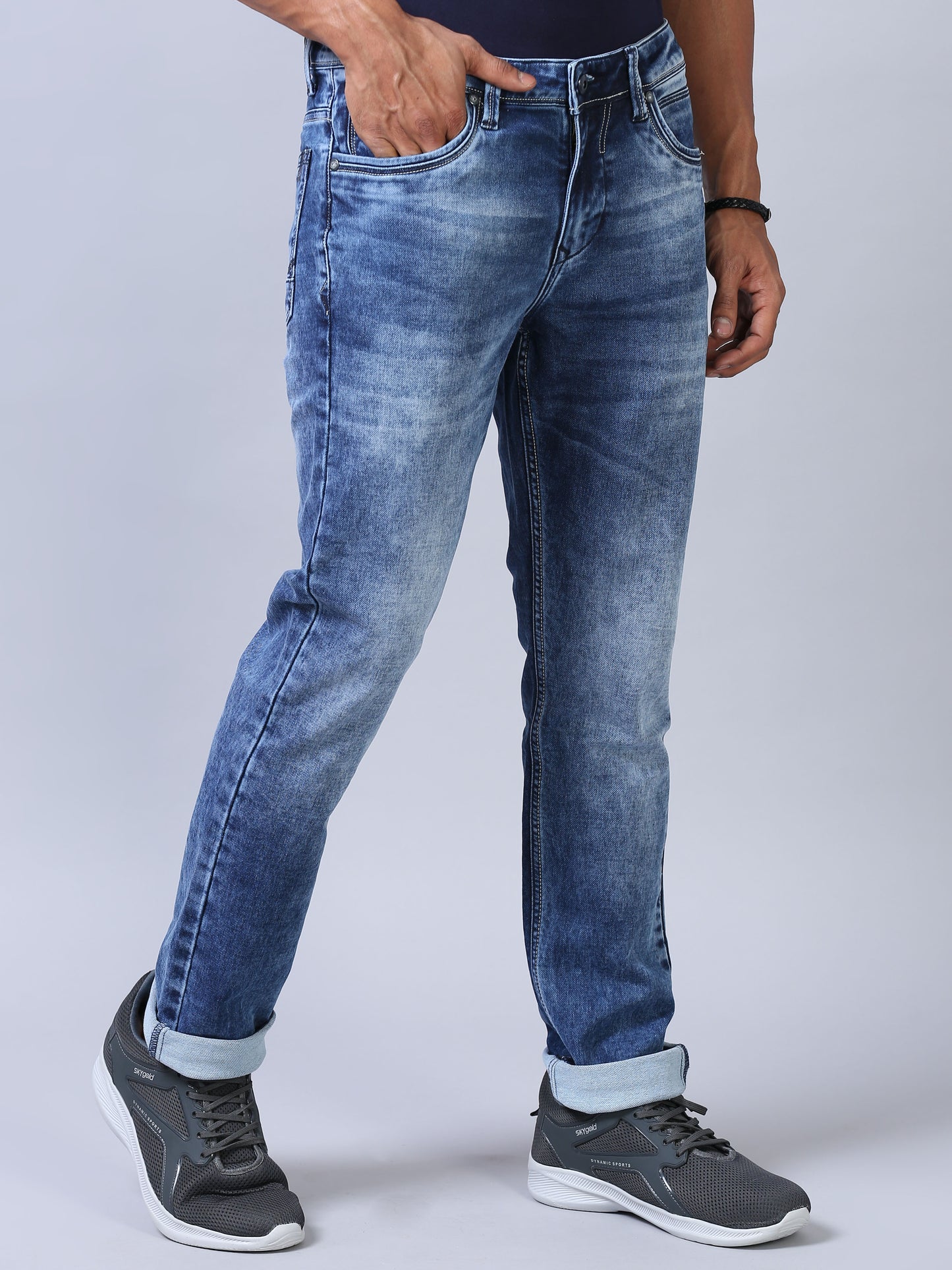Slim Fit Jeans - Electric Blue