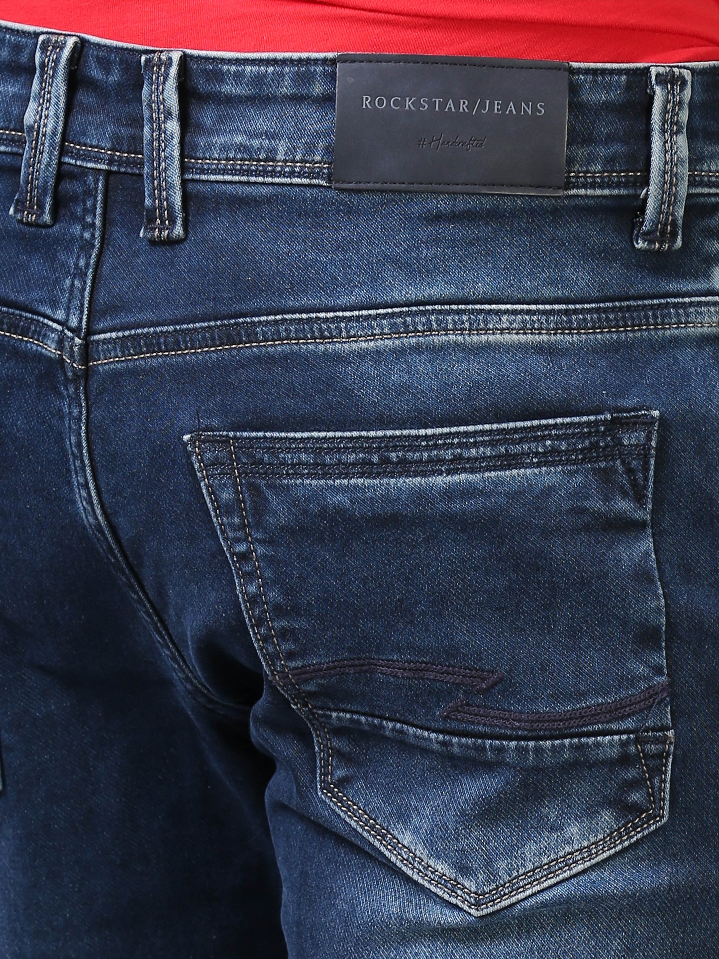 Ankle Fit Jeans - Steel Blue