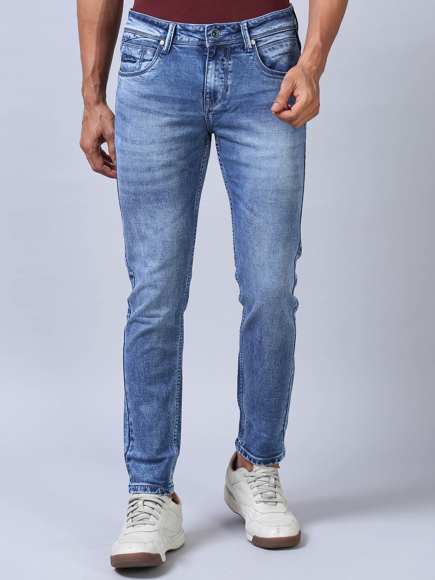 Ankel Fit Jeans - Light Indigo