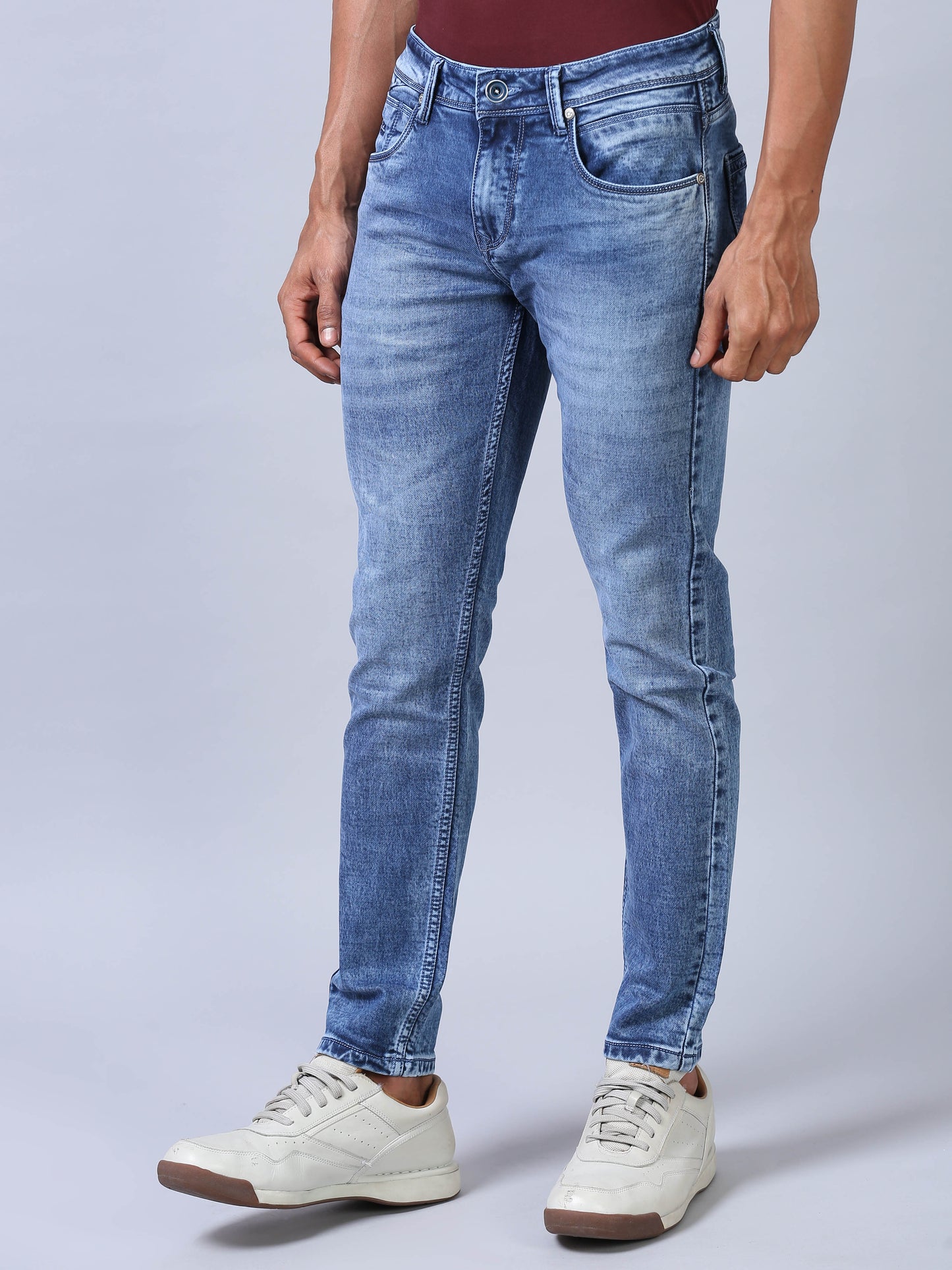 Ankel Fit Jeans - Light Indigo