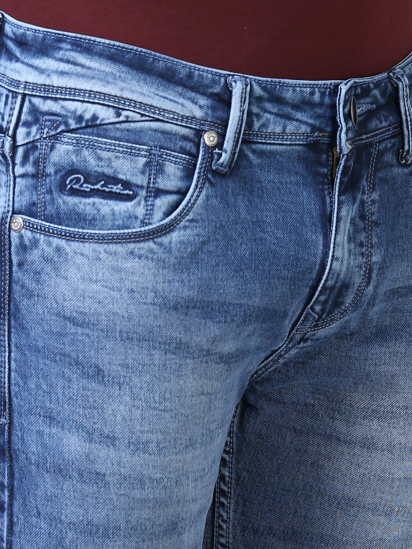 Ankel Fit Jeans - Light Indigo