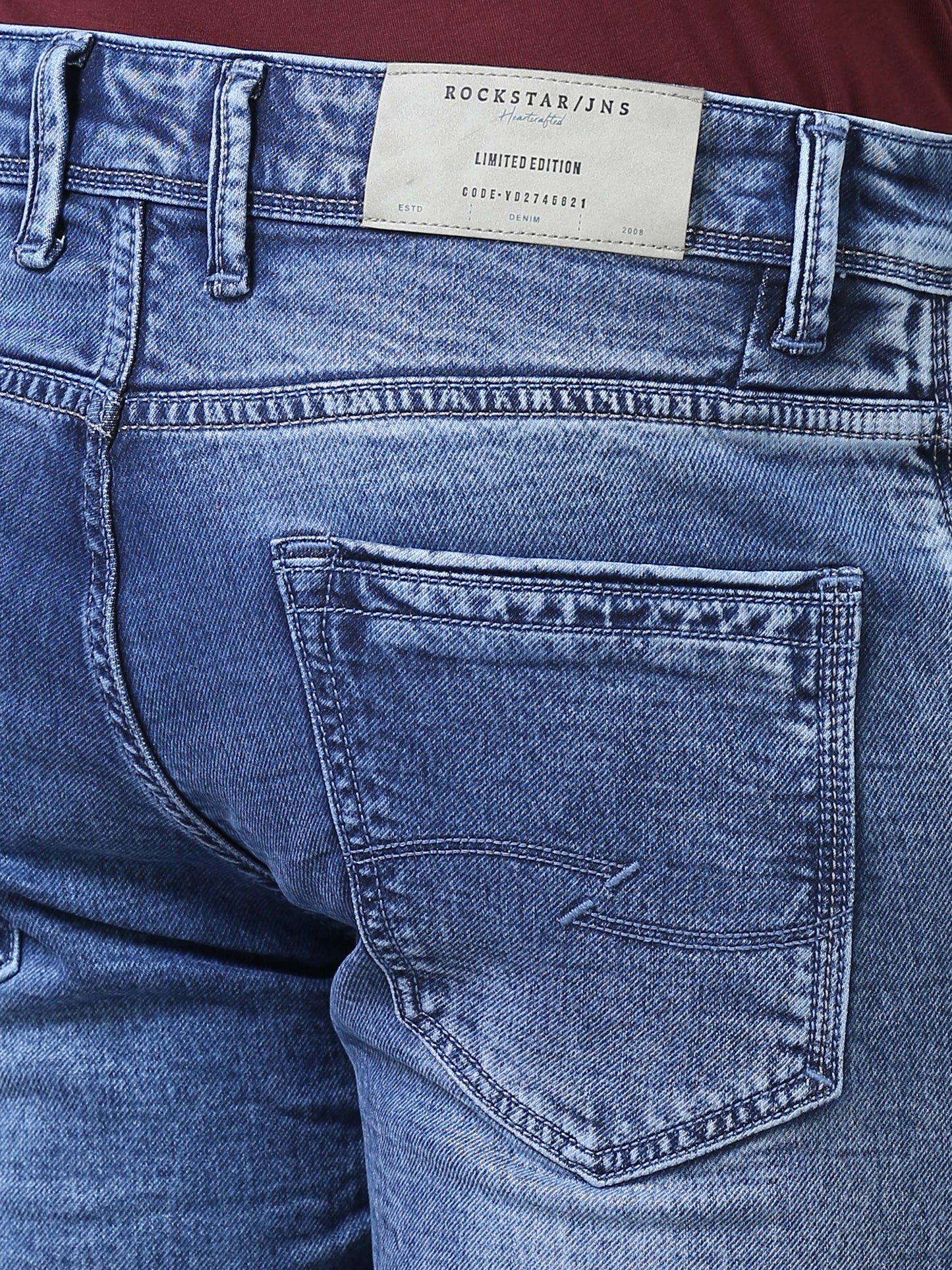 Ankel Fit Jeans - Light Indigo